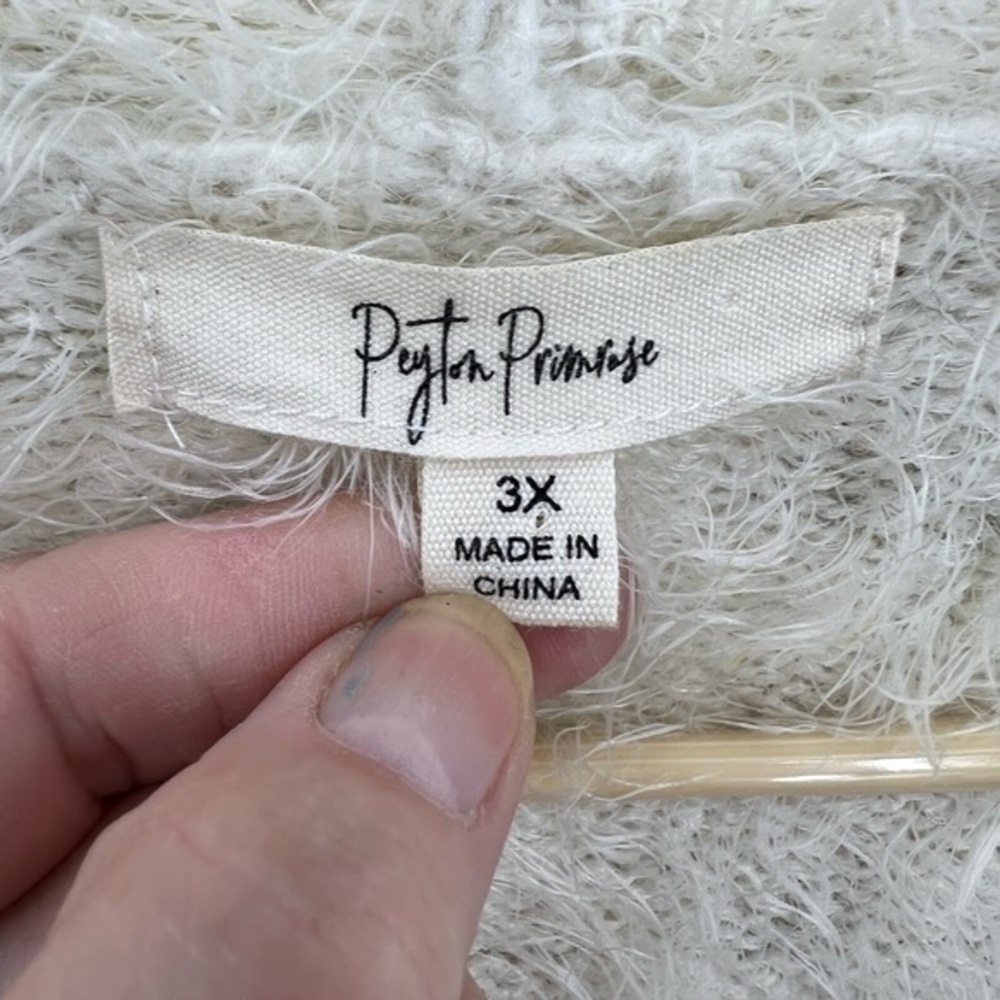 Peyton Primrose Eyelash Leopard Print Open Front … - image 7